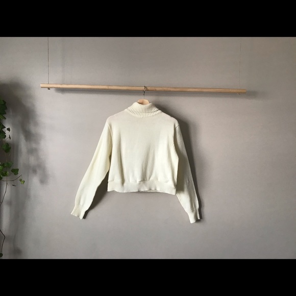 Vintage Reworked Cropped Turtleneck Sweater - Picture 9 of 10